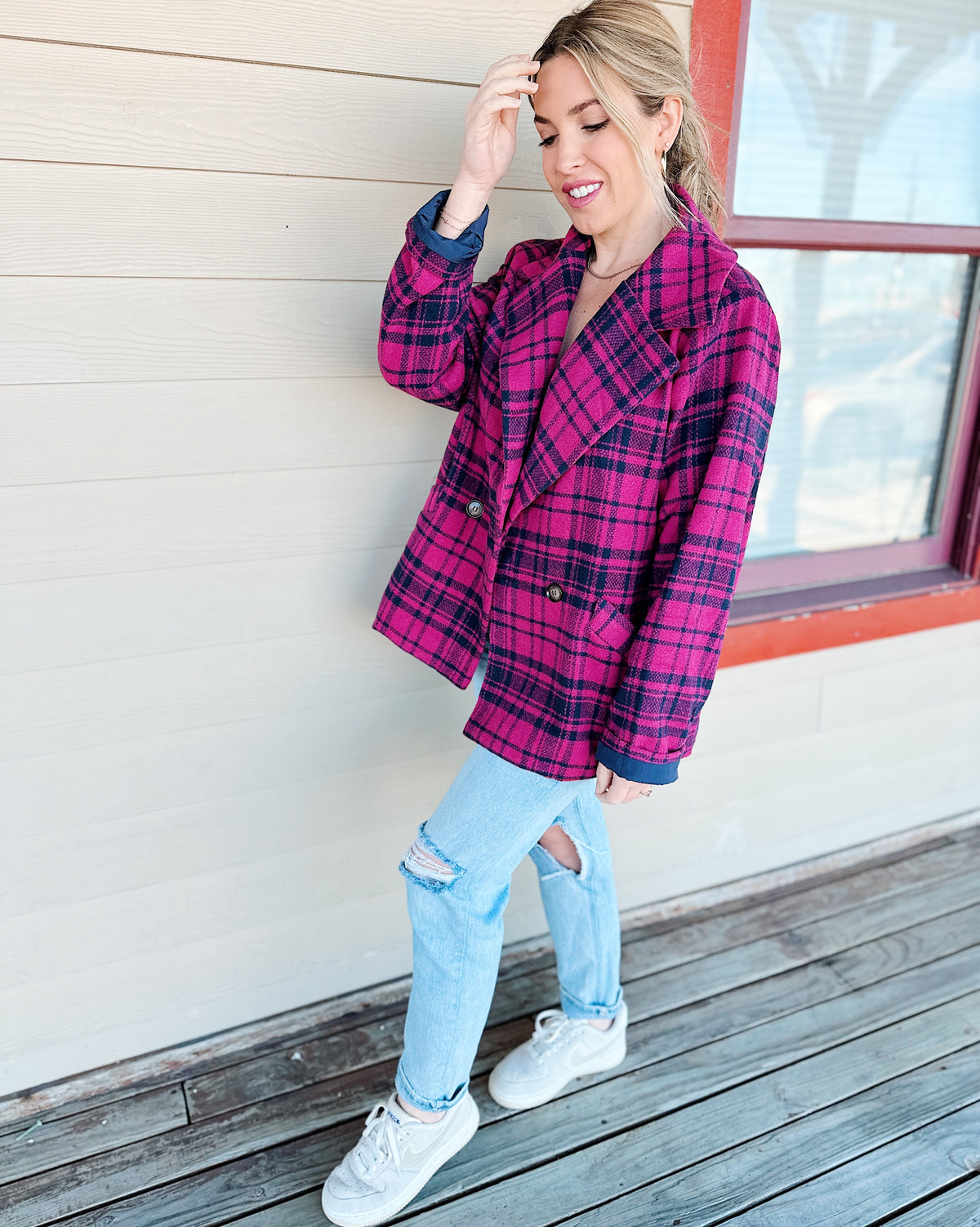 Uptown Girl Plaid Coat | Four Halos Boutique Uptown Girl Plaid Coat | Four Halos Boutique