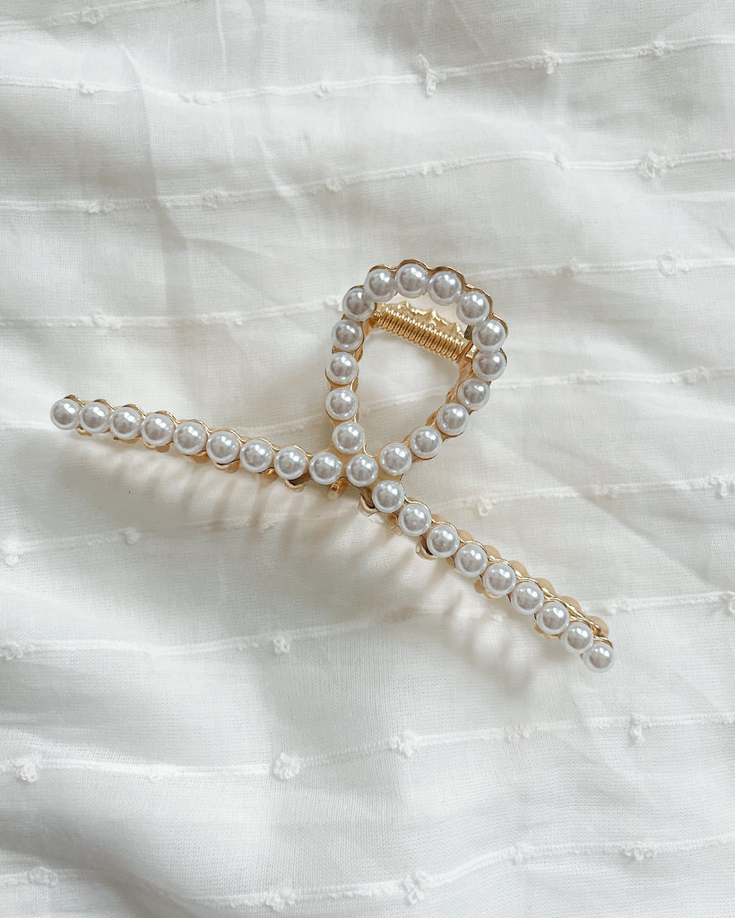 Large Pearl Hair Clip