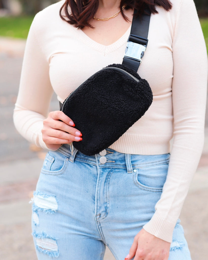 New Style Sherpa Belt Bag – Lauriebelles